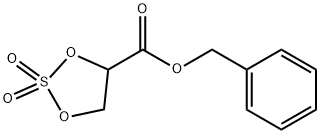 1,3,2-Dioxathiolane-4-carboxylic acid, phenylmethyl ester, 2,2-dioxide Structure