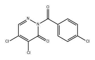 3(2H)-Pyridazinone, 4,5-dichloro-2-(4-chlorobenzoyl)-