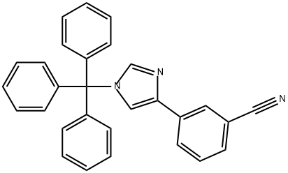 Benzonitrile, 3-[1-(triphenylmethyl)-1H-imidazol-4-yl]-