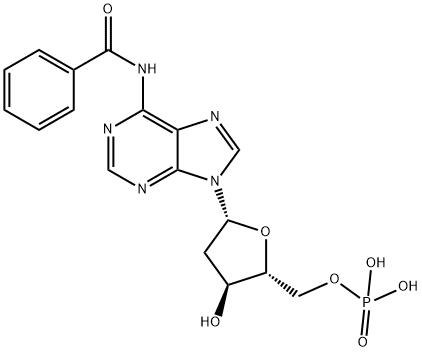 5'-Adenylic acid, N-benzoyl-2'-deoxy- (9CI) 结构式