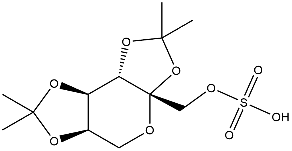 托吡酯杂质5 结构式