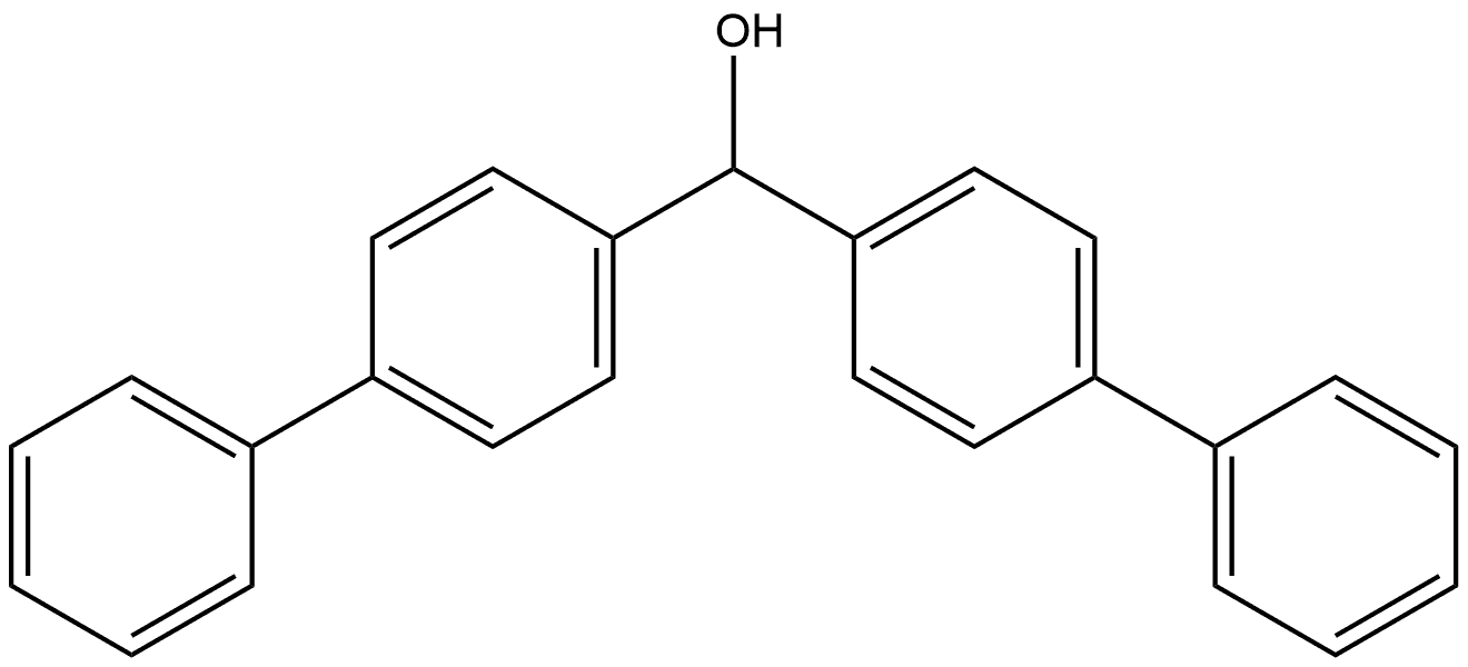 [1,1'-Biphenyl]-4-methanol, α-[1,1'-biphenyl]-4-yl-,4596-95-6,结构式