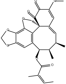 内南五味子酯丁, 460090-66-8, 结构式