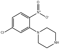 Piperazine, 1-(5-chloro-2-nitrophenyl)- Structure