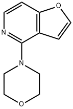 Furo[3,2-c]pyridine, 4-(4-morpholinyl)- Structure
