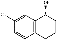 1-Naphthalenol, 7-chloro-1,2,3,4-tetrahydro-, (1R)- Struktur