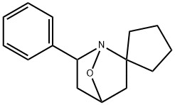 2-phenyl-7-oxa-1-azabicyclo[2.2.1]heptane-6-spiro-1'-cyclopentane Structure