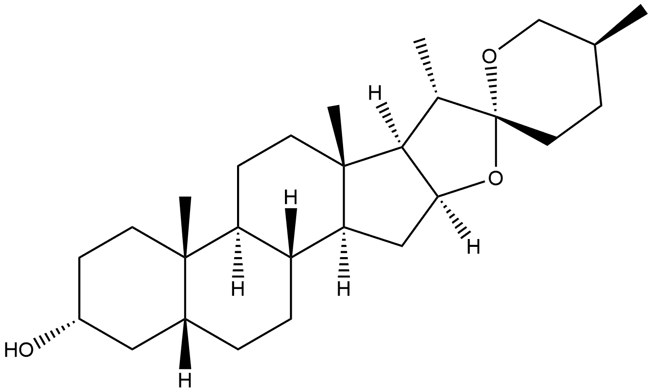 表菝契皂苷元,470-03-1,结构式