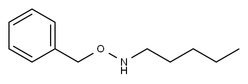 1-Pentanamine, N-(phenylmethoxy)- 结构式
