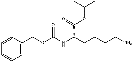 L-Lysine, N2-[(phenylmethoxy)carbonyl]-, 1-methylethyl ester Structure