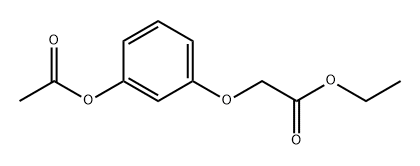 Acetic acid, 2-[3-(acetyloxy)phenoxy]-, ethyl ester
