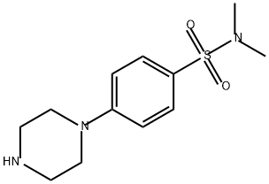 Benzenesulfonamide, N,N-dimethyl-4-(1-piperazinyl)- Struktur