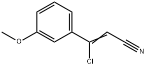 2-Propenenitrile, 3-chloro-3-(3-methoxyphenyl)-