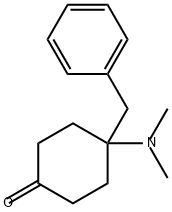 Cyclohexanone, 4-(dimethylamino)-4-(phenylmethyl)- 结构式
