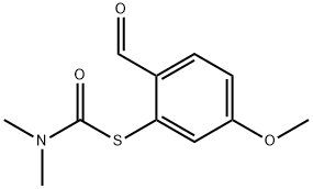 Carbamothioic acid, N,N-dimethyl-, S-(2-formyl-5-methoxyphenyl) ester