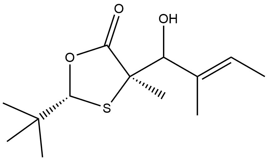 476371-86-5 (2R,4R)-2-(1,1-Dimethylethyl)-4-[(2E)-1-hydroxy-2-methyl-2-buten-1-yl]-4-methyl-1,3-oxathiolan-5-one