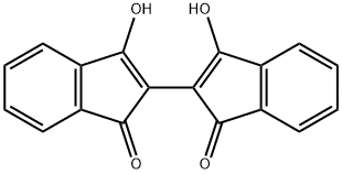 [2,2'-Bi-1H-indene]-1,1'-dione, 3,3'-dihydroxy- Struktur