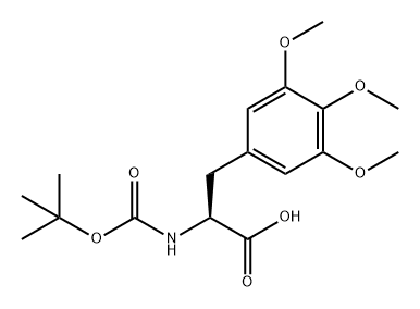 L-Tyrosine, N-[(1,1-dimethylethoxy)carbonyl]-3,5-dimethoxy-O-methyl- Structure