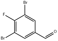 Benzaldehyde, 3,5-dibromo-4-fluoro- Structure
