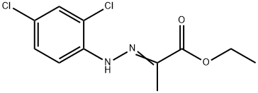 Ethyl (2E)-2-[(2,4-dichlorophenyl)hydrazono]propanoate Structure