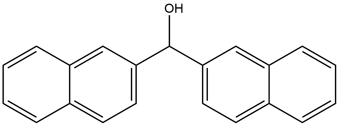 2-Naphthalenemethanol, α-2-naphthalenyl- Structure