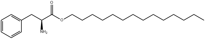 L-Phenylalanine tetradecyl ester Structure