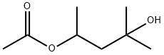 4-羟基-4-甲基戊-2-基 乙酸酯 结构式