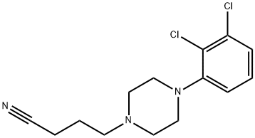 1-Piperazinebutanenitrile, 4-(2,3-dichlorophenyl)- Structure