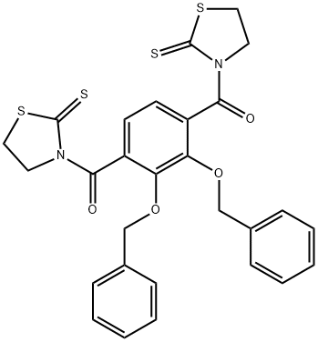 Methanone, 1,1'-[2,3-bis(phenylmethoxy)-1,4-phenylene]bis[1-(2-thioxo-3-thiazolidinyl)-