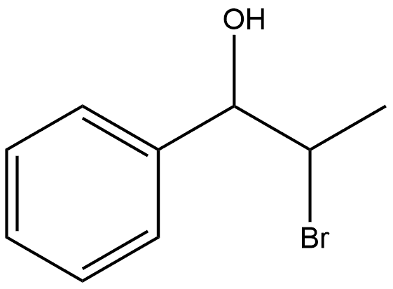 Benzenemethanol, α-(1-bromoethyl)-,4962-45-2,结构式