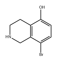 5-Isoquinolinol, 8-bromo-1,2,3,4-tetrahydro- 结构式