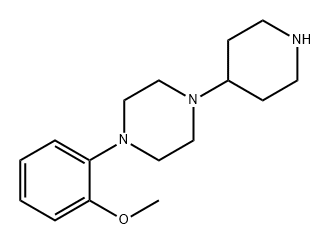 Piperazine, 1-(2-methoxyphenyl)-4-(4-piperidinyl)- Structure