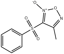 4-methyl-3-(phenylsulfonyl)furoxan Structure