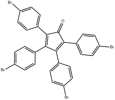 2,4-Cyclopentadien-1-one, 2,3,4,5-tetrakis(4-bromophenyl)- Structure