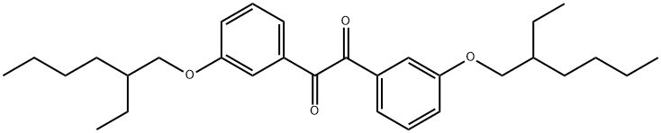 1,2-双(3-(2-乙基己氧基)苯基)乙烷-1,2-二酮, 498572-72-8, 结构式