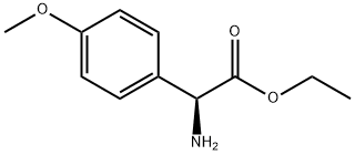 S-4-甲氧基苯甘氨酸乙酯, 49860-91-5, 结构式