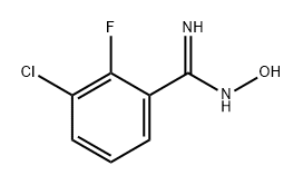 Benzenecarboximidamide, 3-chloro-2-fluoro-N-hydroxy- 结构式