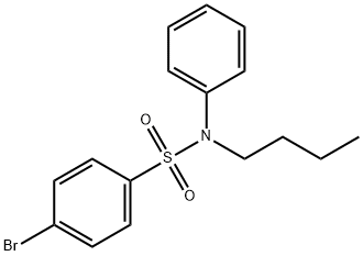 4-溴-N-丁基-N-苯基-苯磺酰胺,500588-73-8,结构式