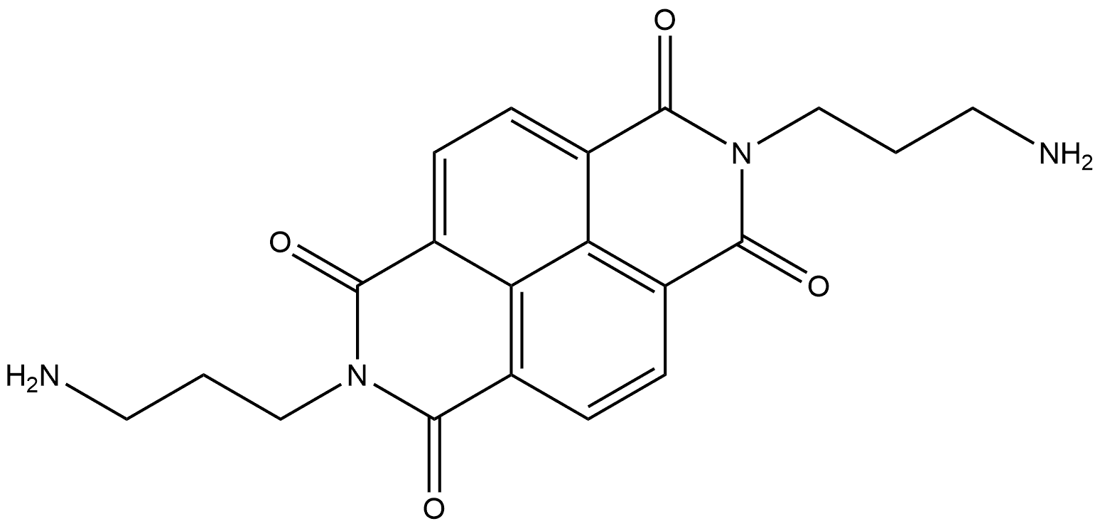 N,N'-bis(aminopropyl)-1,8:4,5-naphthalenetetracarboxylicdiimide Structure
