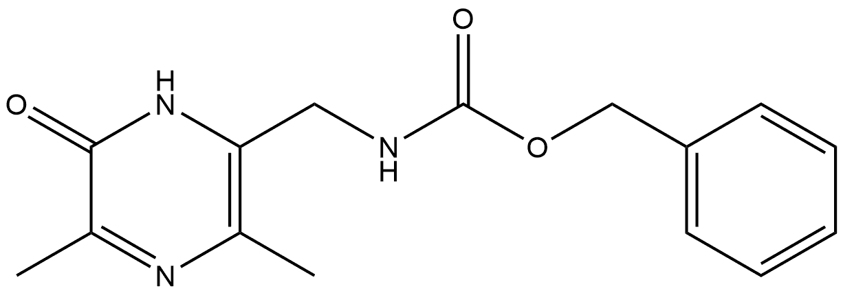 Carbamic acid, [(1,6-dihydro-3,5-dimethyl-6-oxopyrazinyl)methyl]-, phenylmethyl ester (9CI)