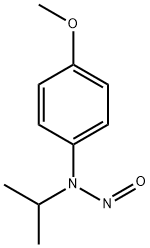 4-Methoxy-N-(1-methylethyl)-N-nitrosobenzenamine Structure