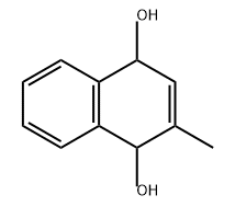 1,4-Naphthalenediol, 1,4-dihydro-2-methyl- Struktur