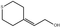 Ethanol, 2-(tetrahydro-4H-thiopyran-4-ylidene)- Structure