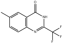4(3H)-Quinazolinone, 6-methyl-2-(trifluoromethyl)- Structure