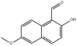 1-Naphthalenecarboxaldehyde, 2-hydroxy-6-methoxy- 结构式