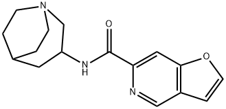 Furo[3,2-c]pyridine-6-carboxamide, N-1-azabicyclo[3.2.2]non-3-yl- Structure