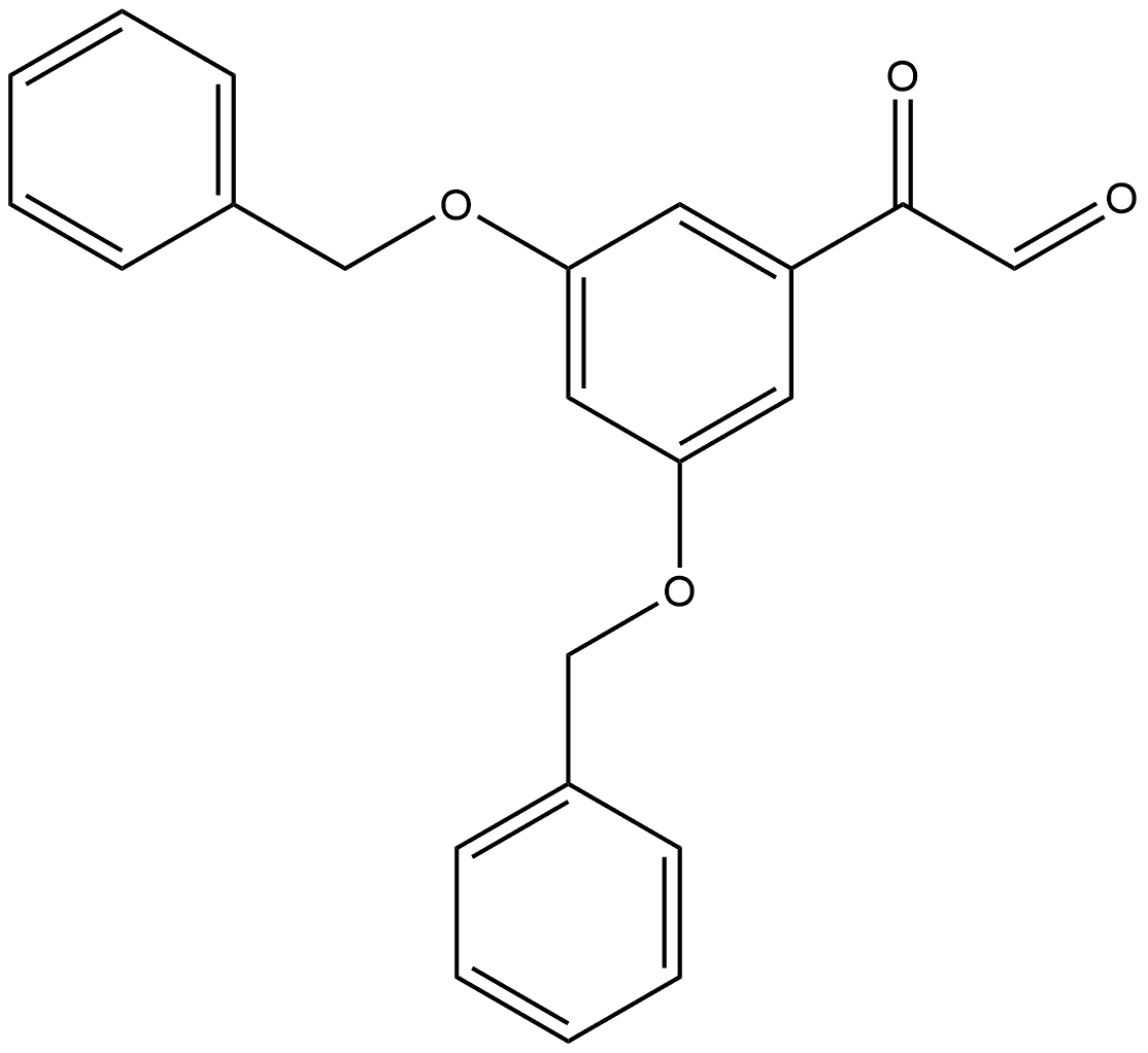 Benzeneacetaldehyde, α-oxo-3,5-bis(phenylmethoxy)- 结构式