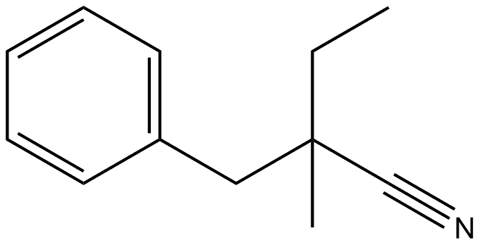 Benzenepropanenitrile, α-ethyl-α-methyl- 结构式