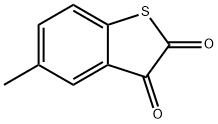 Benzo[b]thiophene-2,3-dione, 5-methyl- 结构式
