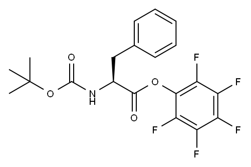 L-Phenylalanine, N-[(1,1-dimethylethoxy)carbonyl]-, 2,3,4,5,6-pentafluorophenyl ester